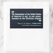 Traité de Tripoli, 1796-97 Sticker (Sac)