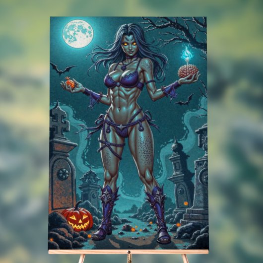 Traite d'Halloween ou ami Zombie w Cerveau (Neutre)