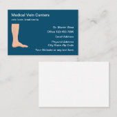 Traitement de la veine vasculaire Cartes de visite (Devant / Derrière)