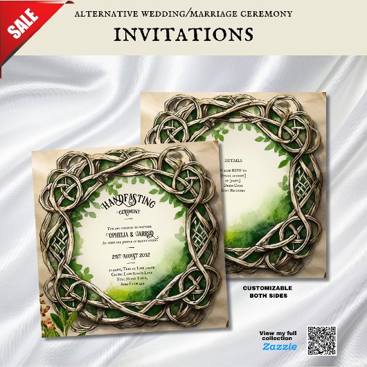 TRAITEMENT DES INVITATIONS CELTIC KNOTS KRAFT