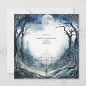 TRAITEMENT DES INVITATIONS DROUID CELTIC WICCA LUN (Dos)