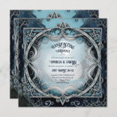 TRAITEMENT DES INVITATIONS DROUID CELTIC WICCA LUN (Devant / Derrière)