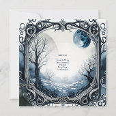 TRAITEMENT DES INVITATIONS DROUID CELTIC WICCA LUN (Dos)