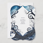 TRAITEMENT DES INVITATIONS DROUID CELTIC WICCA LUN (Dos)