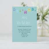 TRAITEMENT DES LETTRES HÉBREUSES Carte de réceptio (Debout devant)