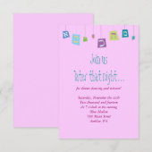 TRAITEMENT DES LETTRES HÉBREUSES Carte de réceptio (Devant / Derrière)