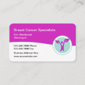 Traitement du cancer Carte de visite Médicale de r (Devant)