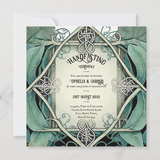 TRAITEMENT INVITATIONS ROMANTIQUE WICCA CELTIC LOV (Devant)