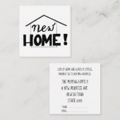 Traitement Nouvelle carte d'adresse (Devant / Derrière)