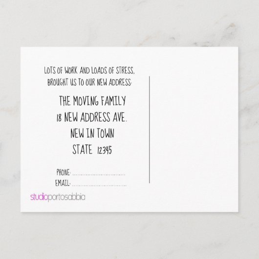 Traitement Nouvelle carte d'adresse (Dos)