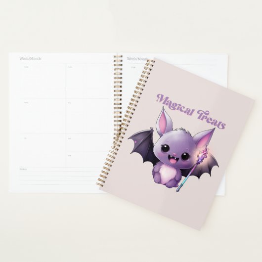 Traitements magiques avec Bats mignons (Devant avec enveloppe)