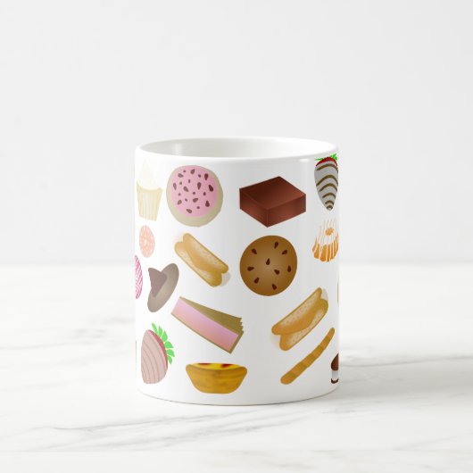 Traitements sucrés Café Mug (Centre)
