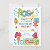 Traitements sucrés invitation à la fête de la pisc (Devant)