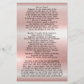 TRAITEMENTS VISAGE Beauté Salon prospectus (Dos)