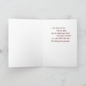 Traiteur de mariage, Merci (Intérieur)