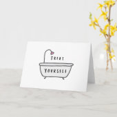 Traitez-Vous Carte De Voeux (Fleur jaune)