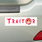 Traitor Bumpersticker (Op auto)