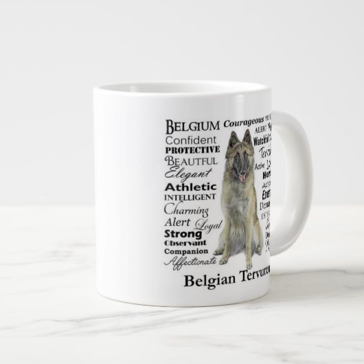 Traits belges Tervuren Jumbo Mug (Devant droit)