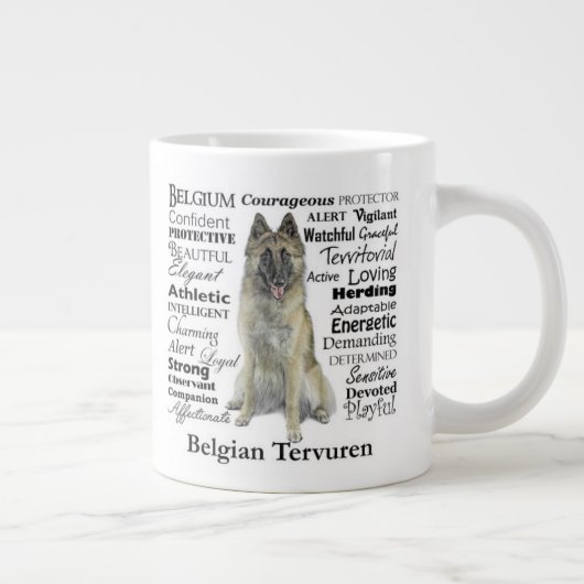 Traits belges Tervuren Jumbo Mug (Droite)