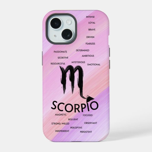 Traits de la fille du zodiaque Scorpion (Verso)