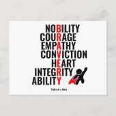 Traits van een Hero Briefkaart (Voorkant)