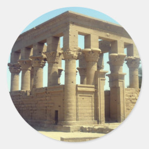 trajan philae ronde sticker