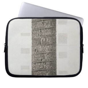 Trajan's column (graving) laptop sleeve