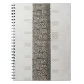 Trajan's column (graving) notitieboek (Voorkant)