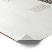 Trajan's column (graving) poster (Hoek)