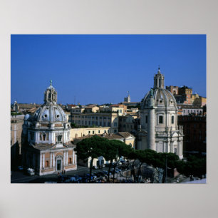 Trajan's Column Rome Italië Poster