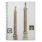 Trajan's column, Rome, van Le Costume Ancien et Notitieboek (Voorkant)