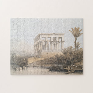 Trajan's kiosk, hypaethral-tempel bij Philae Egypt Legpuzzel