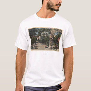 Trajecten van de "Patio Mission Garden" T-shirt
