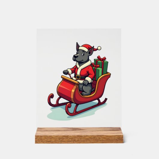 Trajet en Pitbull Père Noël (Recto)