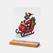 Trajet en Pitbull Père Noël (Angle)