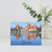 Trakai Island Castle Litouwen Briefkaart (Staand voorkant)