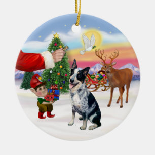 Traktatie voor een Australian Cattle Dog Keramisch Ornament