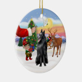 Traktatie voor een Belgische herder Keramisch Ornament (Rechts)