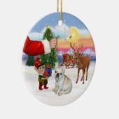 Traktatie voor een Franse Bulldog Keramisch Ornament (Rechts)