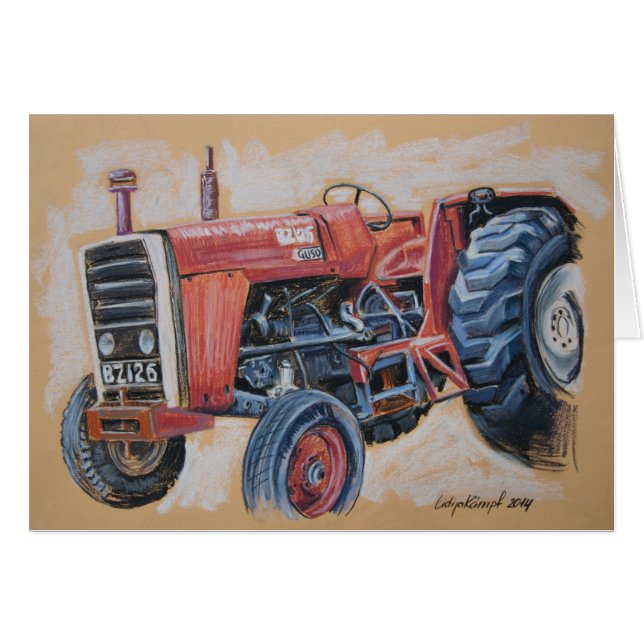 Traktor Ferguson BZ126 (Voorkant Horizontaal)