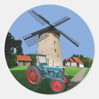Traktor Hanomag R22 Ronde Sticker