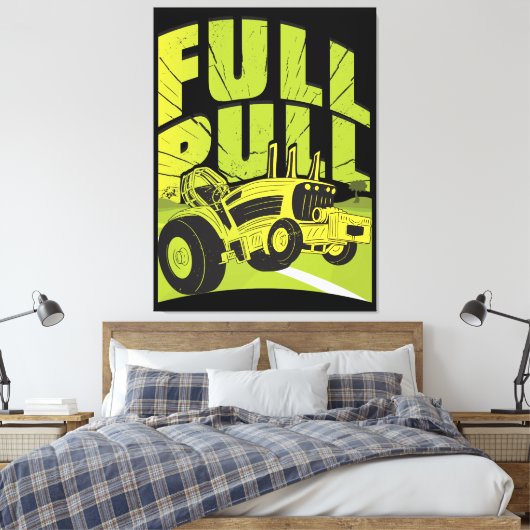 Traktor Pulling Canvas Afdruk (Insitu (Slaapkamer))