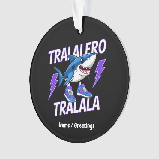 Tralalero Tralala Bootleg Funny Shark meme Graphis (devant)