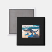 Tralalero Tralala Funny Shark Meme Magneet (Voorkant / Achterkant)