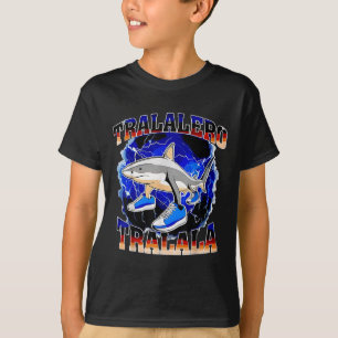 Tralalero Tralala Grappige Haai Italiaanse Brainro T-shirt