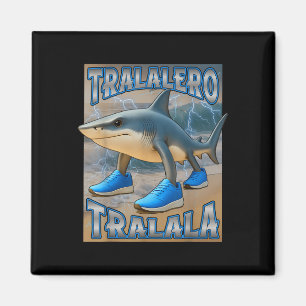 Tralalero Tralala Italiaans Brainrot Meme Verjaard Magneet