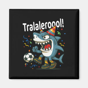 Tralalero Tralala Italiaanse Brainrot Boys Voetbal Magneet