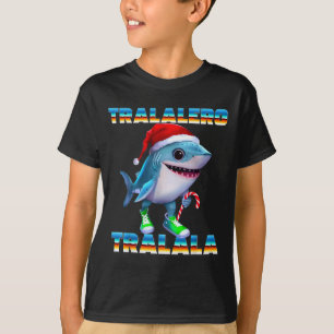Tralalero Tralala Italiaanse Brainrot Memes Kerstm T-shirt