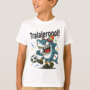Tralalero Tralala Italiaanse Brainrot Voetbal Verj T-shirt