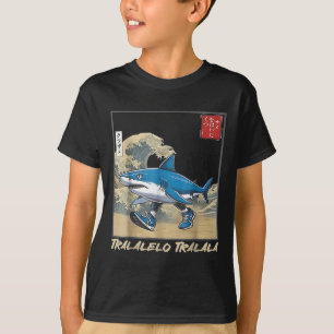 Tralalero Tralala Japans Grappige Haai Italiaans B T-shirt